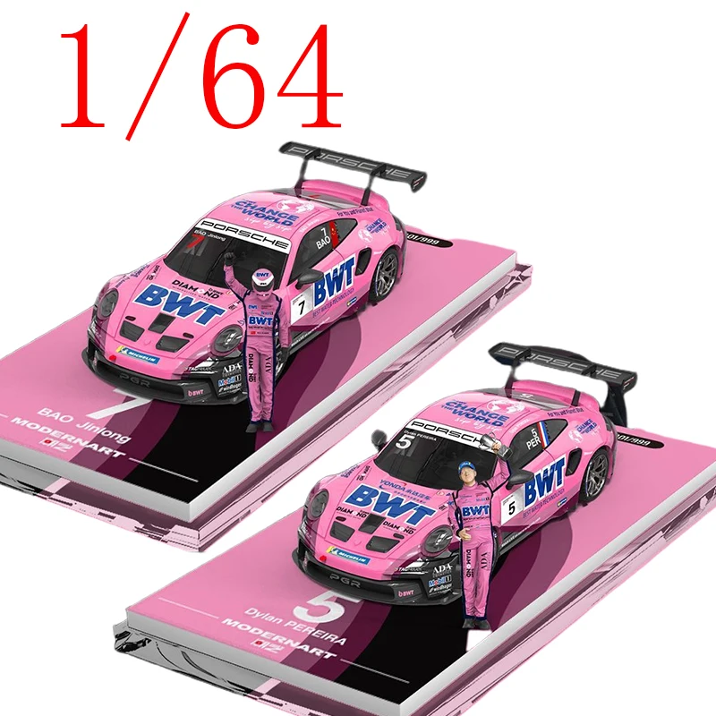

ACTROS Diecast 1/64 Scale Porsche Alloy Model Cars Porsche 911 GT3 CUP BWT Play Vehicles Toys for Boys Gift Original Box