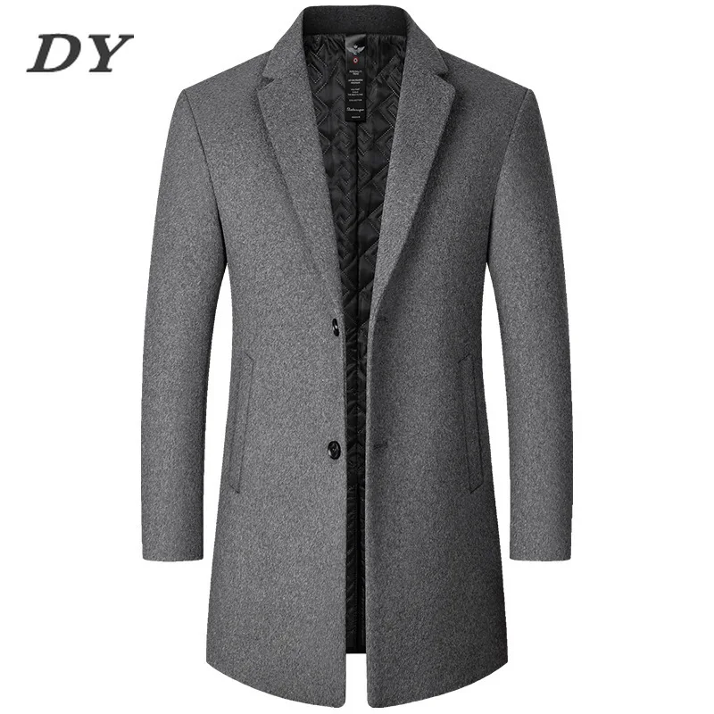 

Mens Fashion Winter Parkas Male Long Trench Coat Cashmere Blazer Suit Coats Jackets for Men Wool Jacket Suits Overcoat Clothing