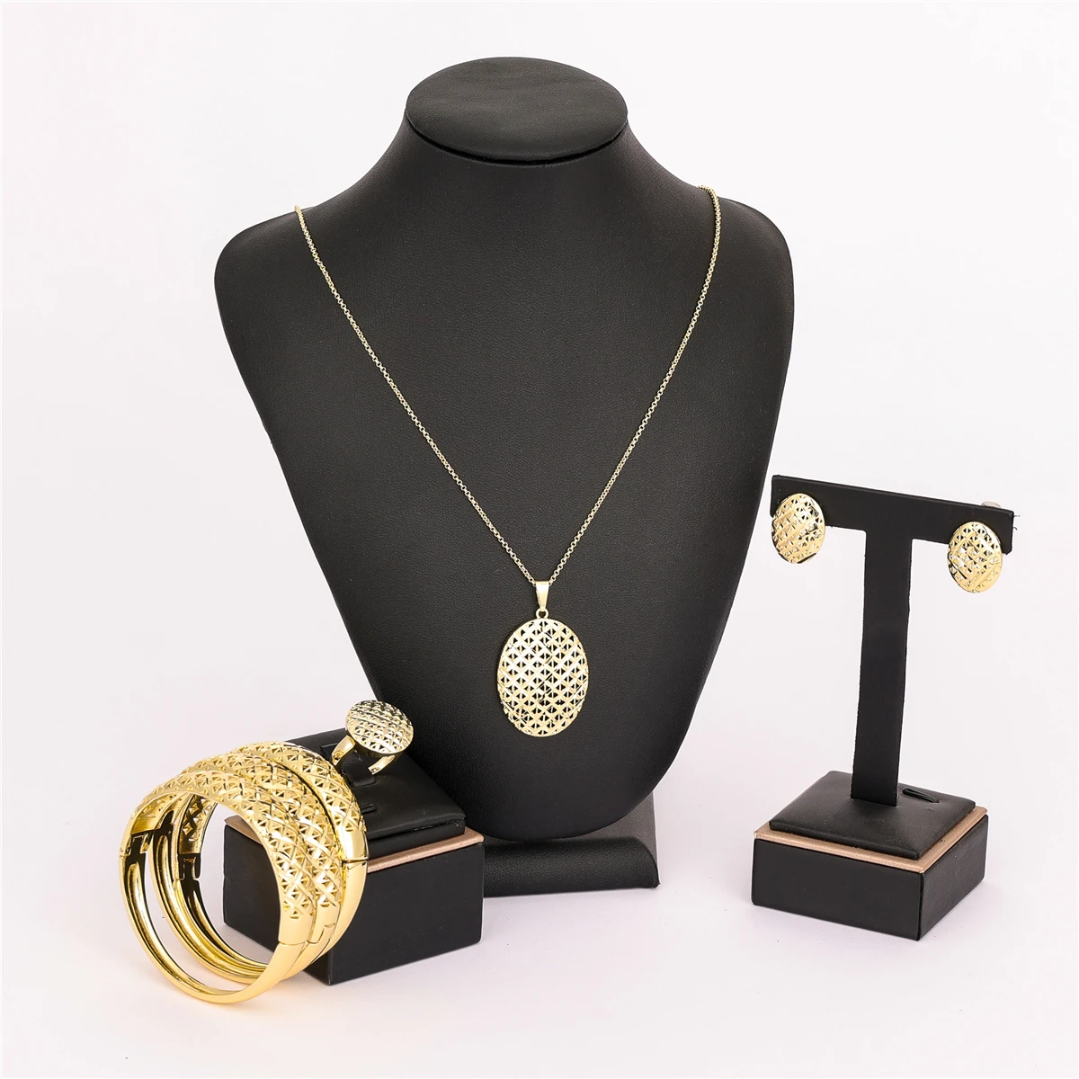 2021 May Morocco hot selling accessories wedding jewelry set for women traditional jewelry set copper high quality jewelry set