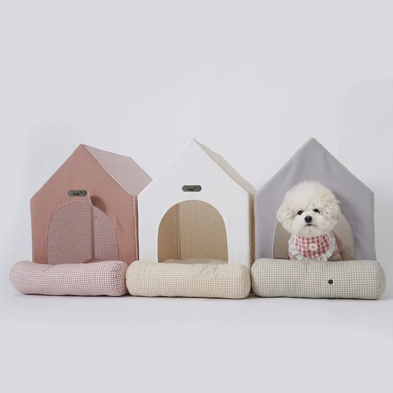Pet Luxury Princess Deluxe House for Teddy Bear Schnauzer Dogs Cats Puppy Kitten Indoor Fluffy Warm Cozy Tent