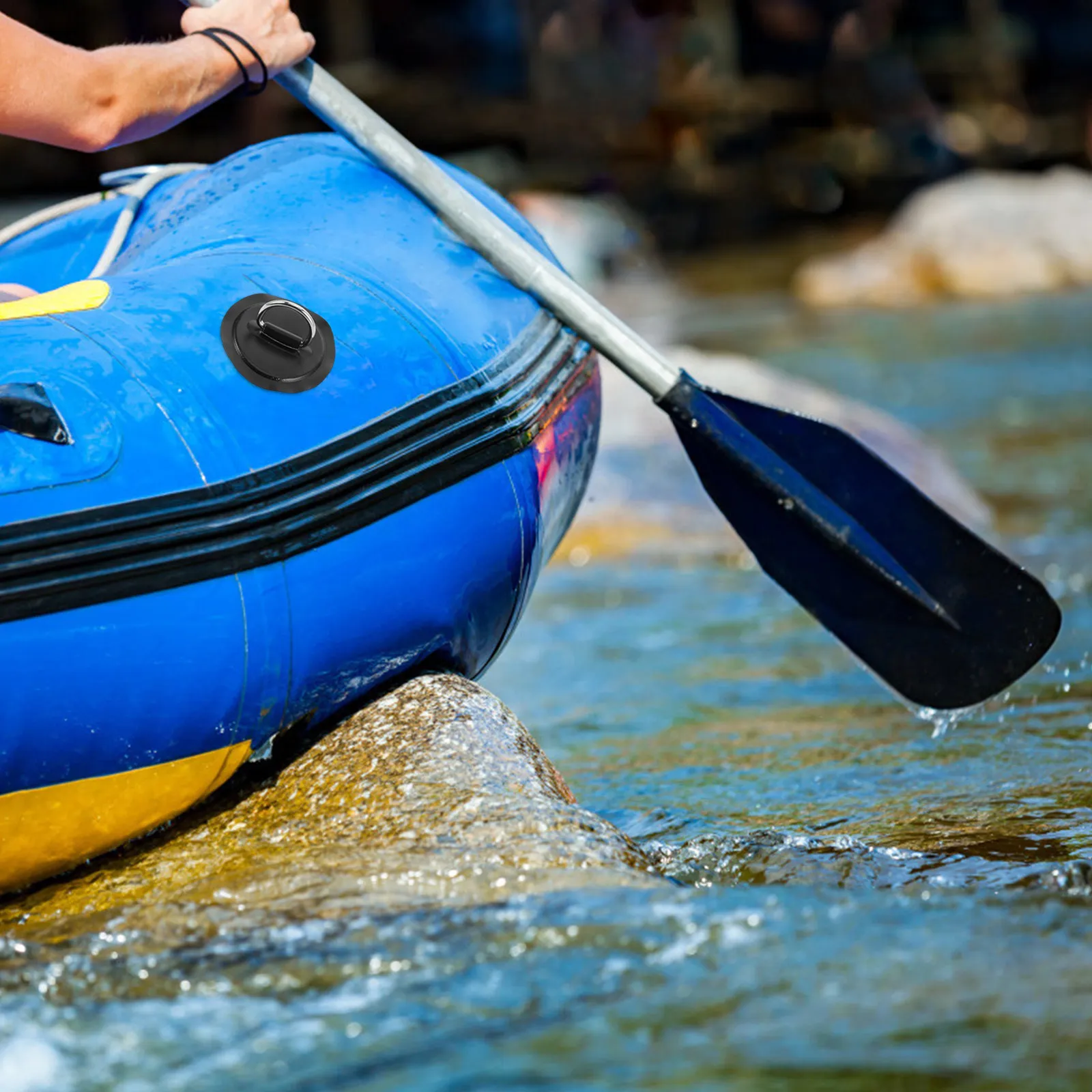 

Комплект из 4 D-образных патчей-креплений для надувных досок, каяков, из ПВХ и нержавеющей стали, круглой формы, для палубы, аксессуары для сапбордов и лодок