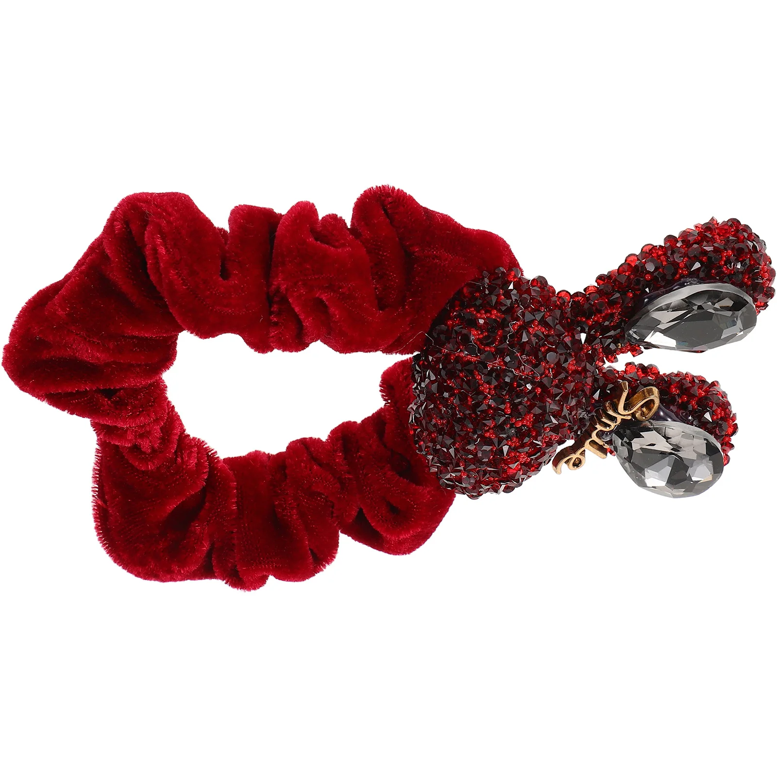 

Rabbit Ties Sparkly Elastic Ponytail Cuffs Chinese Style Dance Hair Accessories For Thick Hair Scrunchies Women