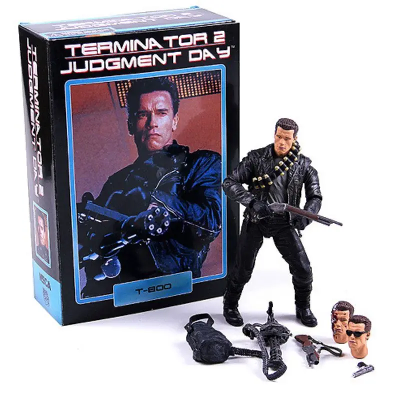 NECA Terminator 2: Judgment Day T-800 Arnold Schwarzenegger PVC Action Figure Collectible Model Toy 7