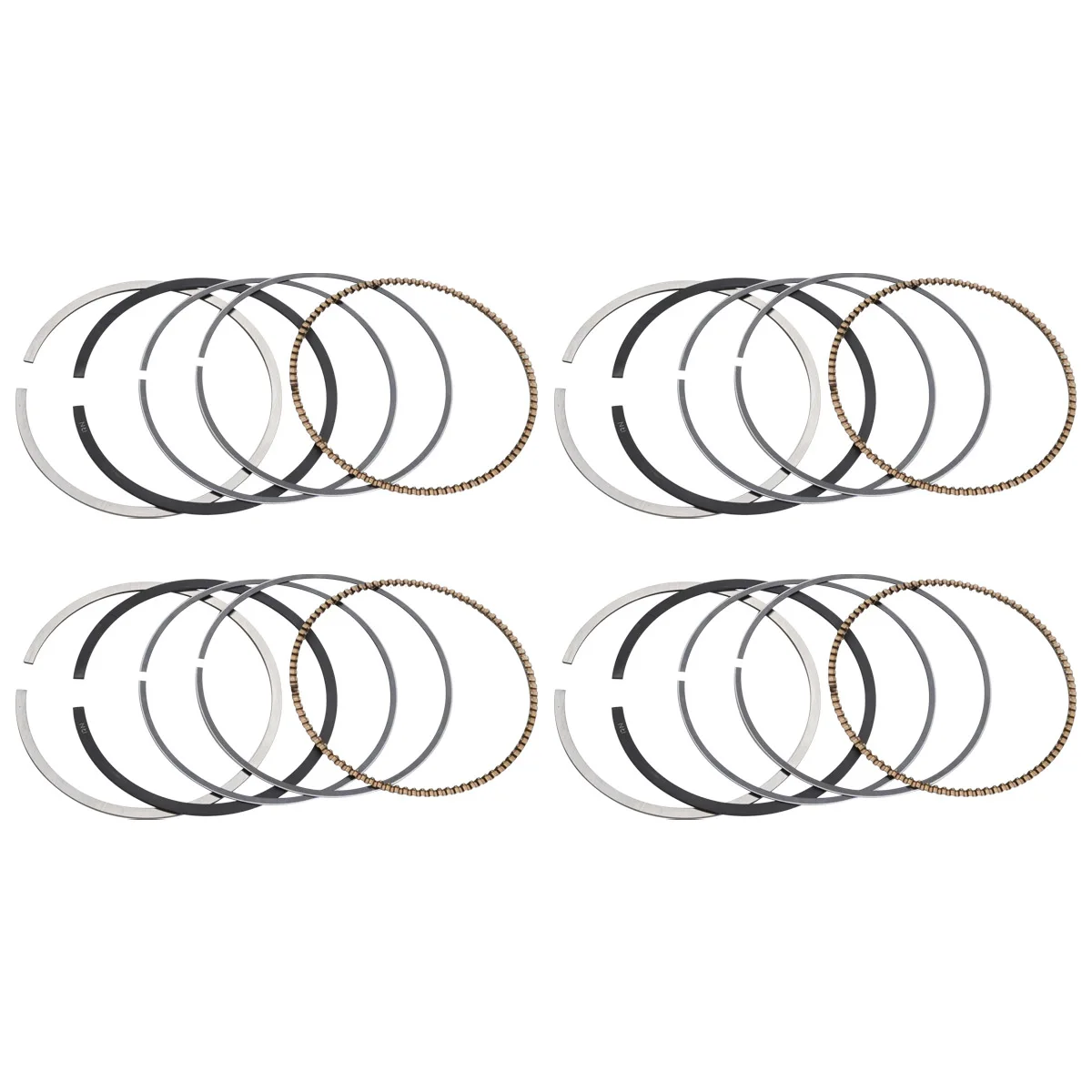 OZOEMPT 1Pc/4Pcs 68mm STD Motorcycle Engine Parts Piston Rings Kit For  ZX636 Ninja ZX-6R 2003 2004