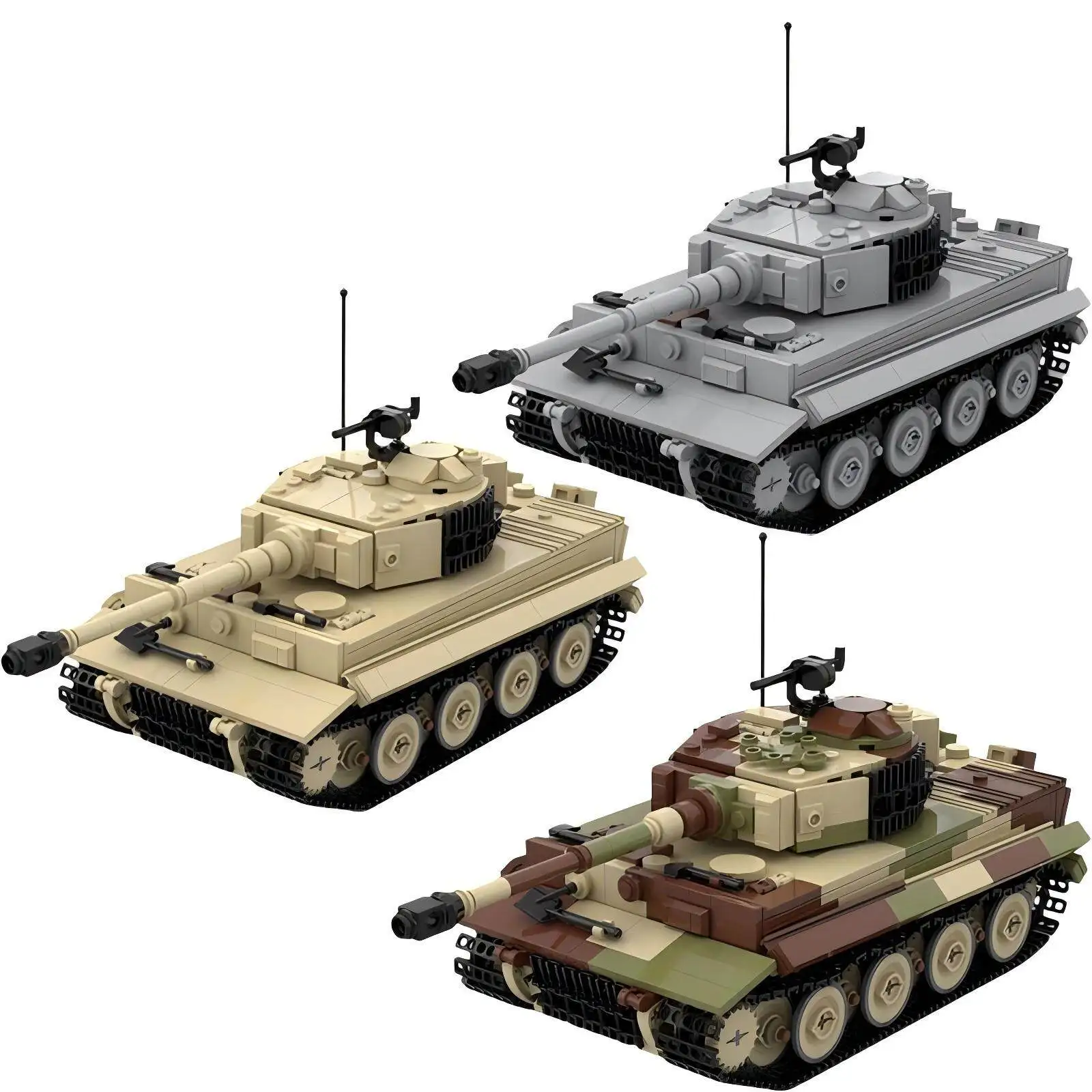 

Конструктор-головоломка «Тяжелый танк Тигр» (ВОВ, Германия), серия «Военная техника», модель для сборки, игрушка-украшение, подарок для детей