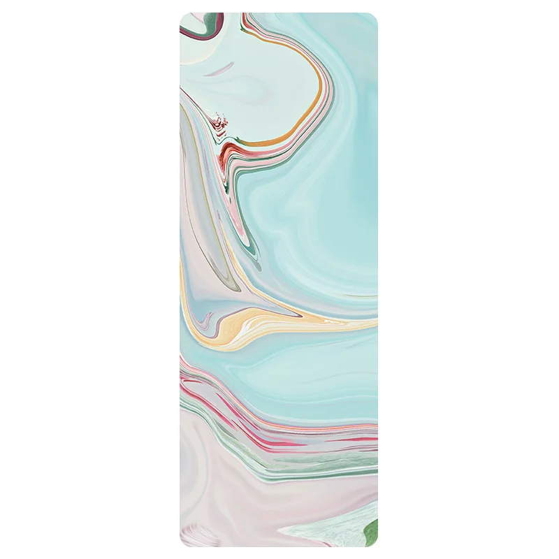 

Коврик для йоги Lezyan 1.5 мм из замшевой резины, портативный, складной, бесшумный, амортизирующий, для фитнеса, танцев, тренировок, гимнастики