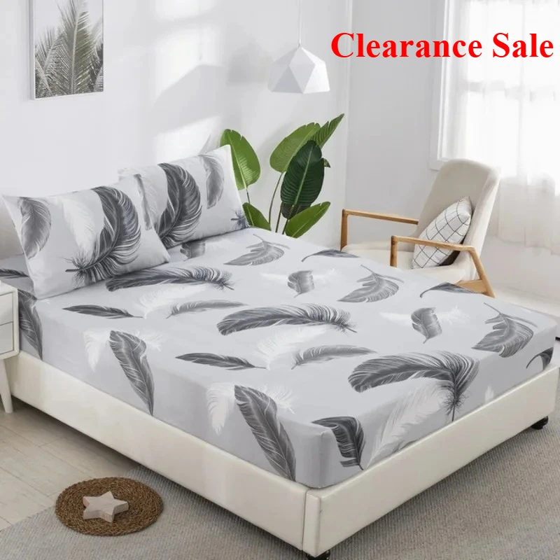 

2025 new large-scale printed mattress 3-piece fashion printed four-season mattress protective cover preventing dirt