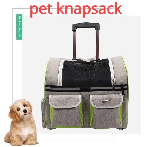 

Pet Knapsack Fashionable Pet Trolley Bag Dog Outing Trolley Box Cat Breathable Backpack Pets Bag Cat Backpack Pet Trolley Case