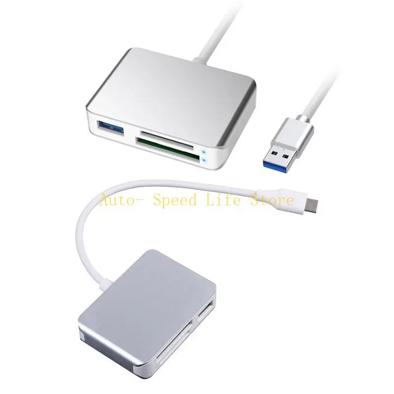

02DA USB3.0 Многокартовый считыватель, подключение ＆ Play Pieled By Поддерживает XQD TF Hot Swap