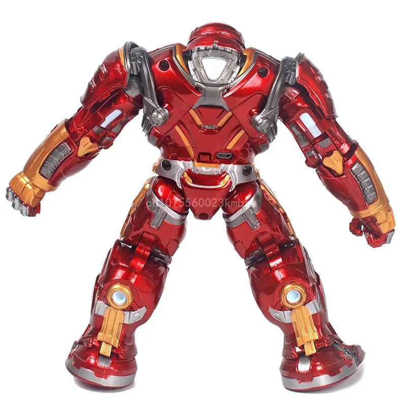 ZD Iron Man Anime Figurine Hulkbuster Figures MK50 MK85 Action Figure 20cm PVC Model With Light Collection Desk Decoration Gifts