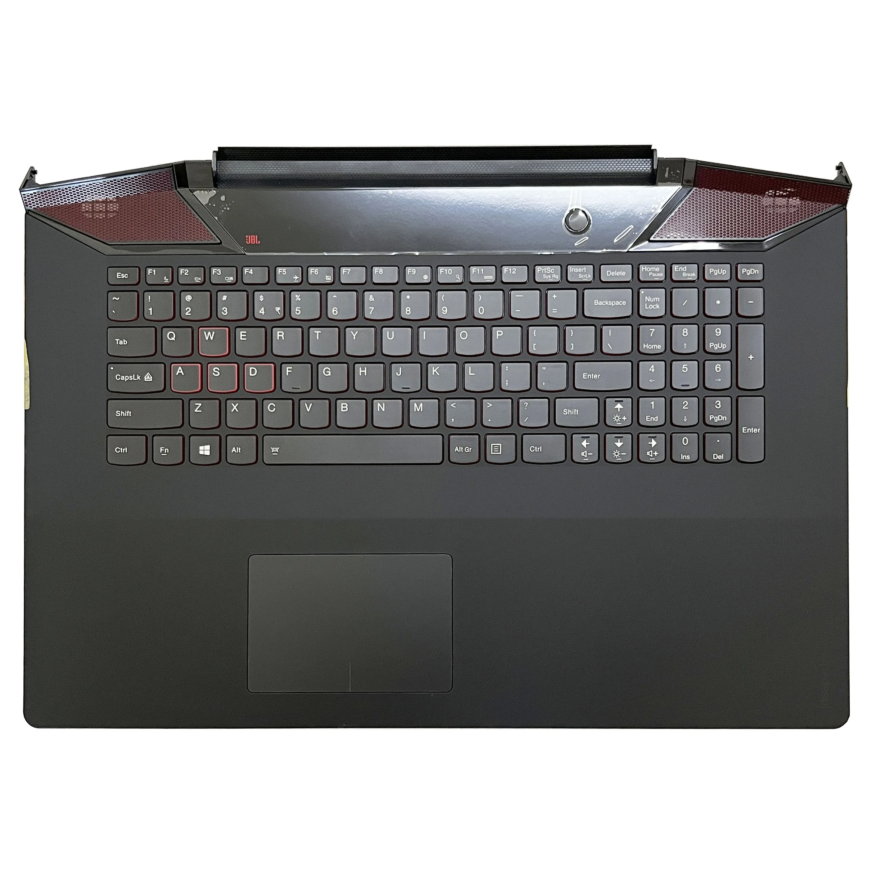 Imagem -03 - Teclado dos Eua para Lenovo Ideapad Legion Laptop Case Palmrest Tampa Superior Backlight Y700 Y70017isk 5cb0k37600 Novo Original