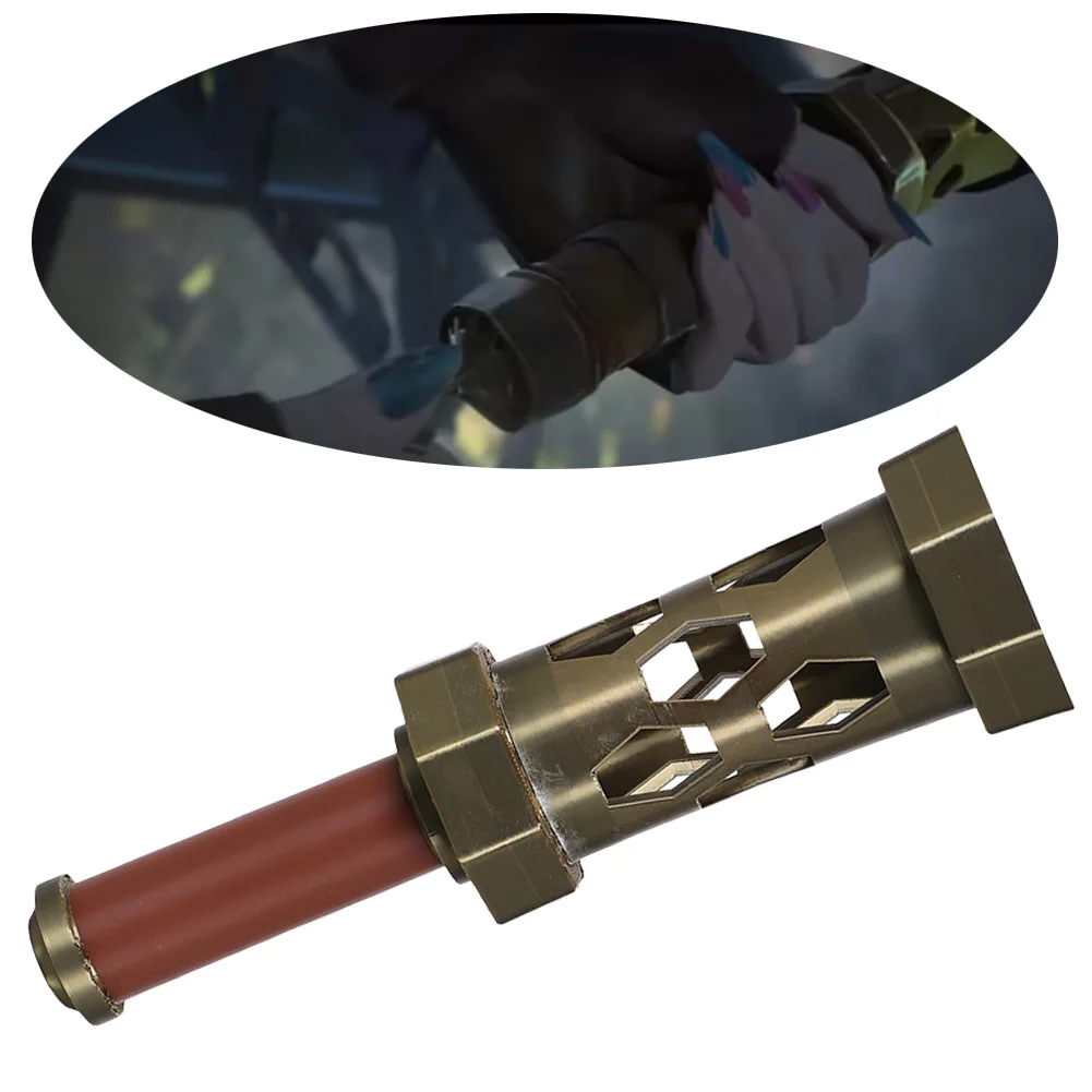

Fantasia 24cm Arcane Jinx Powder 2024 Game LoL TV 2 Cosplay Disfraz Costume Accessories Women Halloween Carnival Party Prop