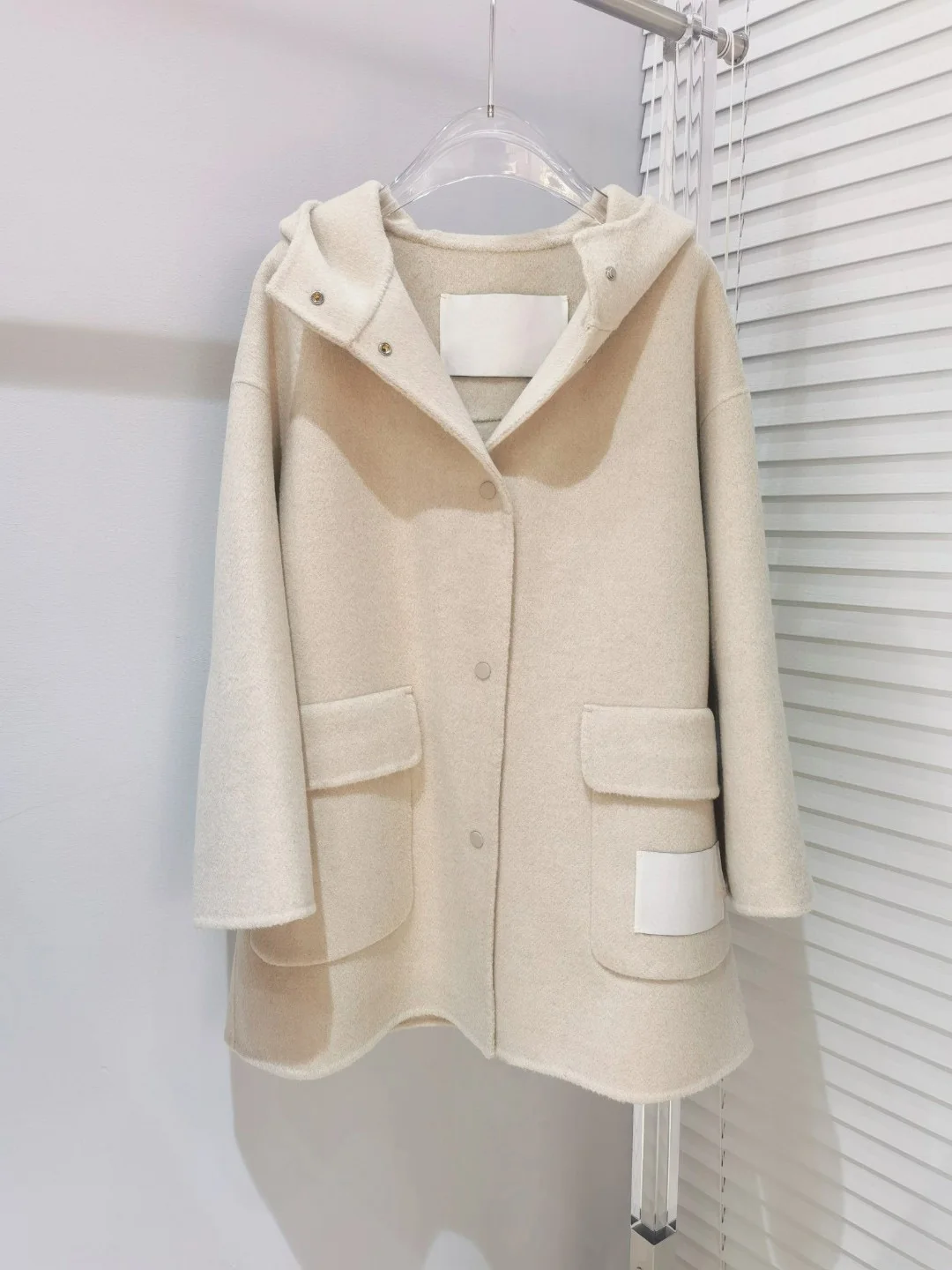 Women\'s Clothing Hooded wool mid-length coat Autumn Winter New NO.9