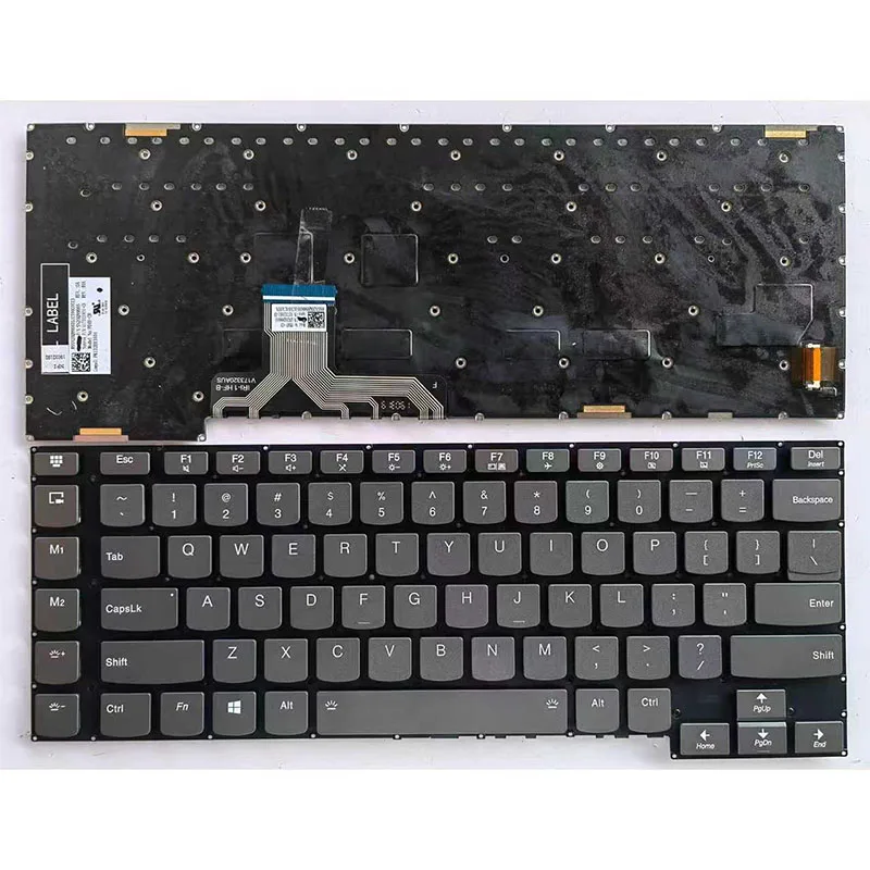 

Gray Color US Colorful Backlight Keyboard For Lenovo Legion Y9000K Y730 Y730-15ICH Y740-15 Y740-15IRH Y740-15IRHg