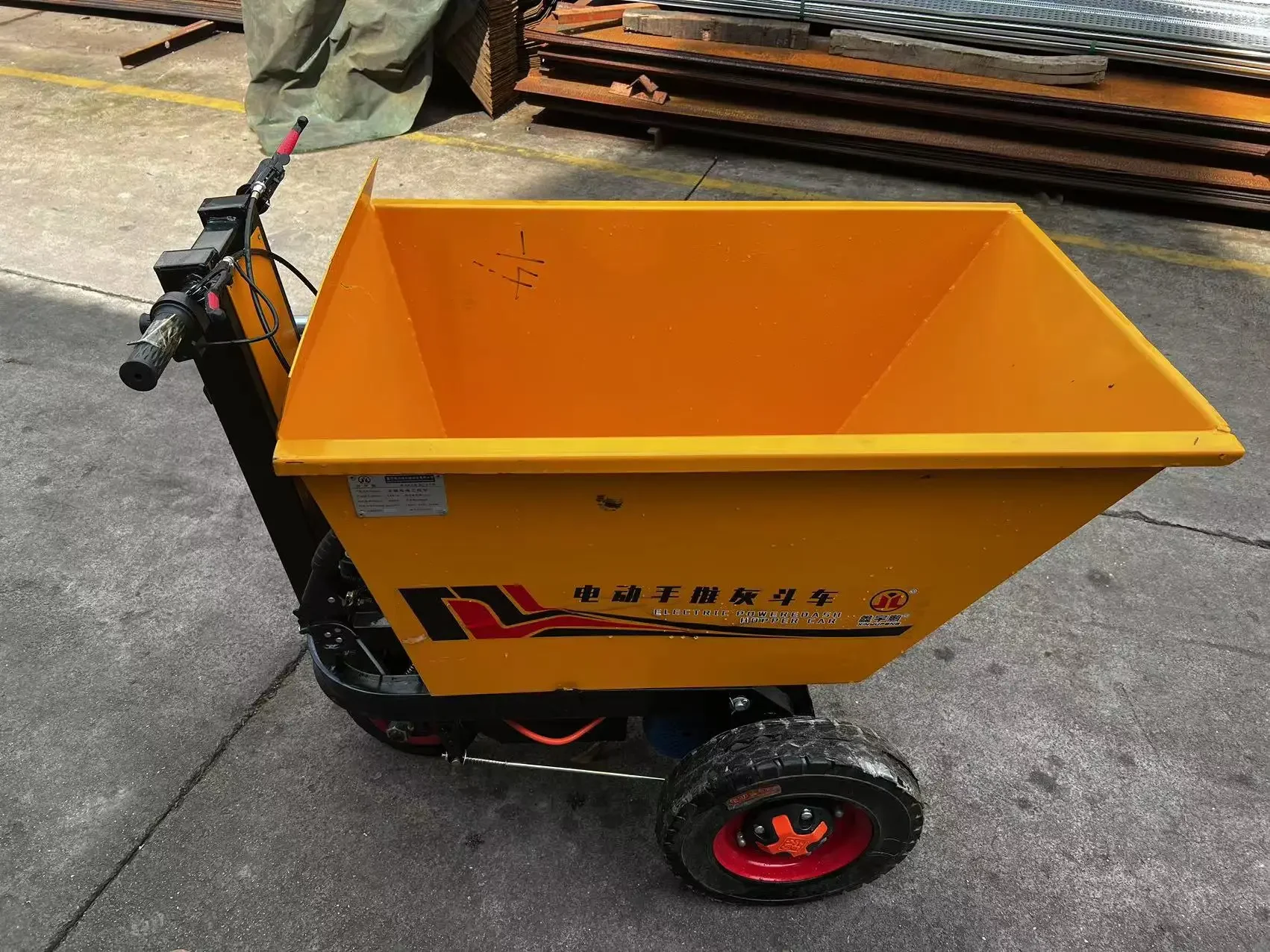 Electric dumper mini compact motorized buggy walk behind Made in China