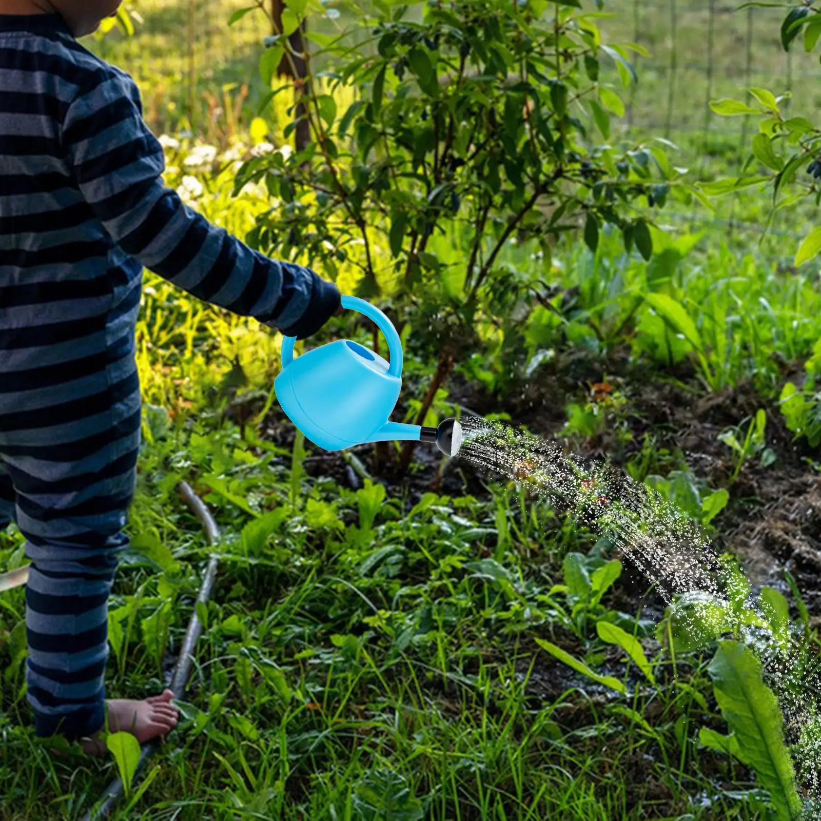 Plastic Watering Can for Outdoor Garden Irrigation with Large Opening for Easy Watering of Potted Plants