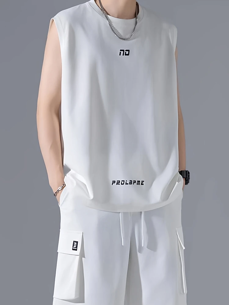 

Ice Silk Baskeall Sports Wear Set Men's Summer Loose Large Size Ball Vest orts Fitn Parent-Child Running Jersey