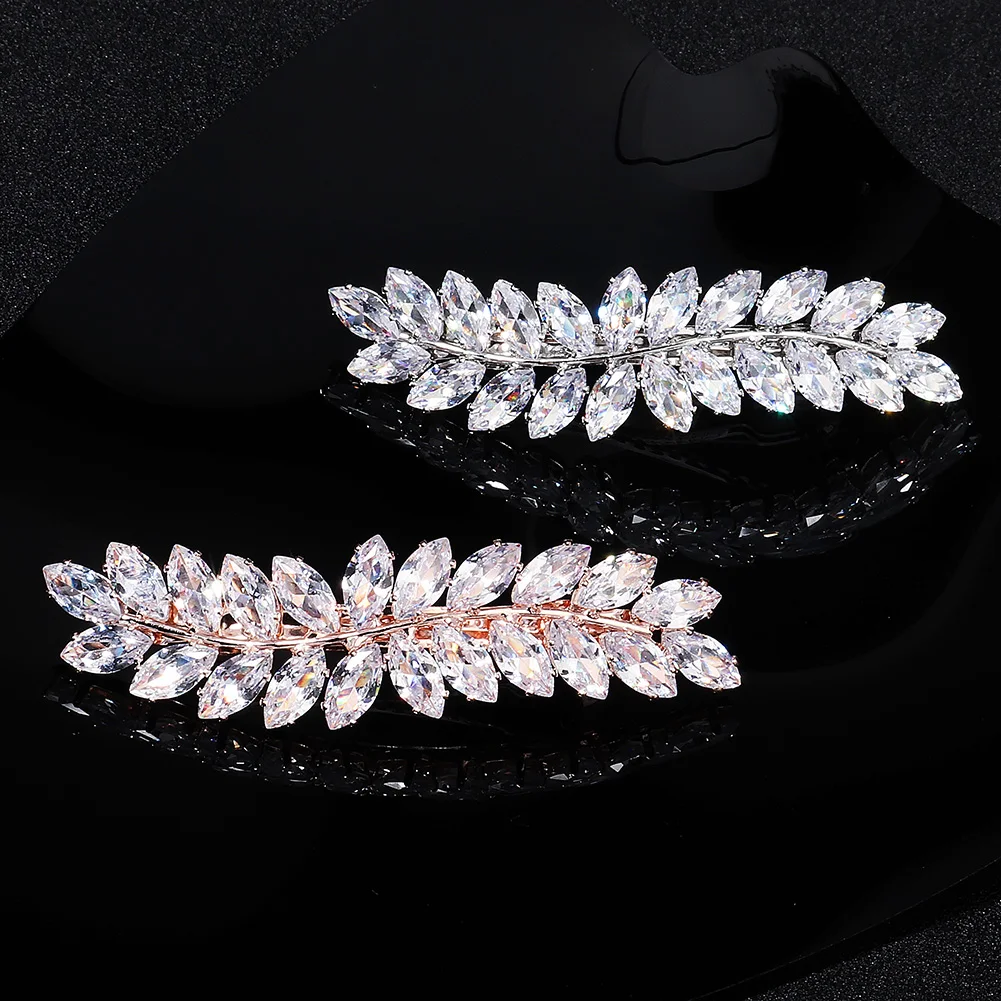 Fashion Zirconia Alloy Hairpins Classic Hair Clip Headpiece Jewelry for Women Barrettes for important occasions Birthday School