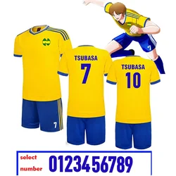 Captain Tsubasa No. 10 Tsubasa White Jersey Kids Men's Role Play Football Costume Customized Number Name