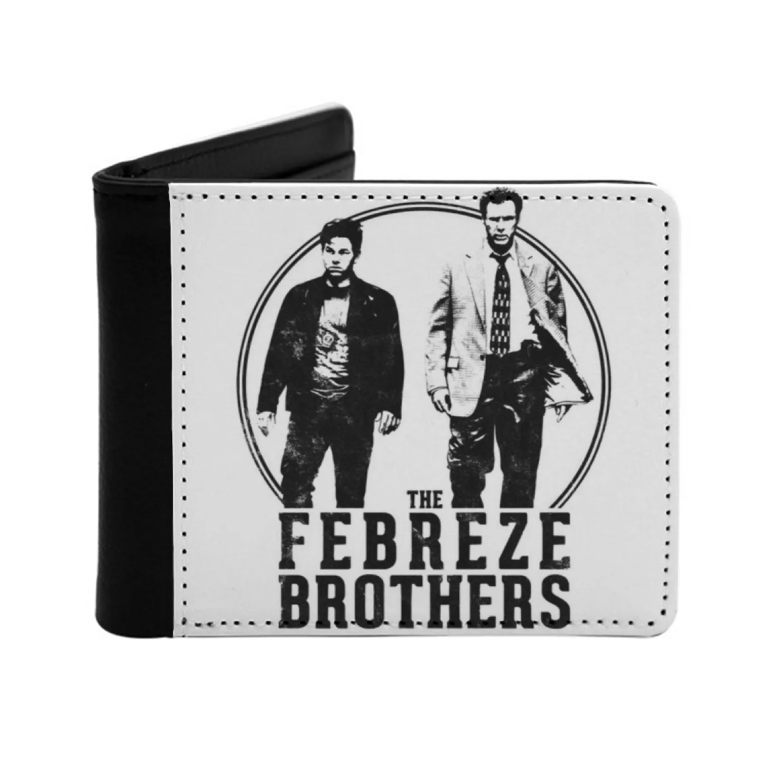 The Febreze Brothers The Other Guys Inspired Men Women Pu Leather Wallet Credit Card Holder Wallet Short Purse Febreze Brothers