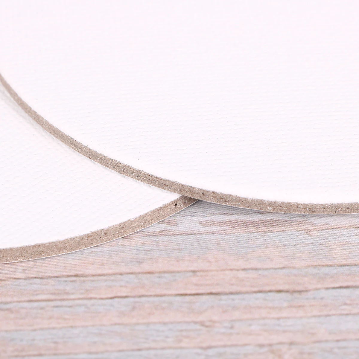 

8 PCS Sketchpad Oil Painting Board Set Circular Canvas Circle White Round Art Child