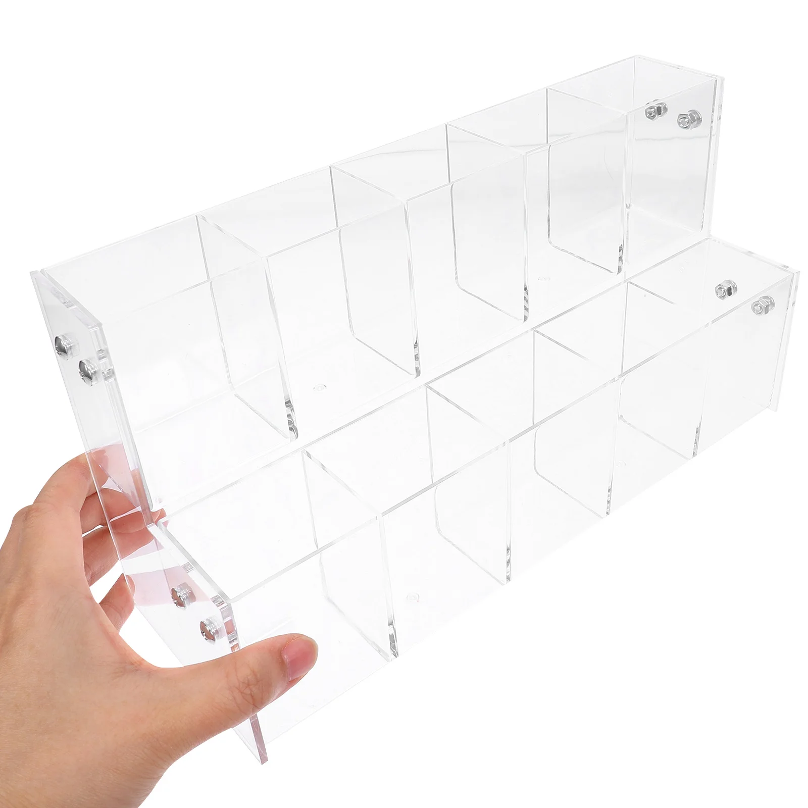 حامل قلم أكريليك رف عرض أدوات مكتبية منظم قلم تحديد شفاف حامل تخزين قلم رصاص منظم للاستخدام المكتبي المكتبي