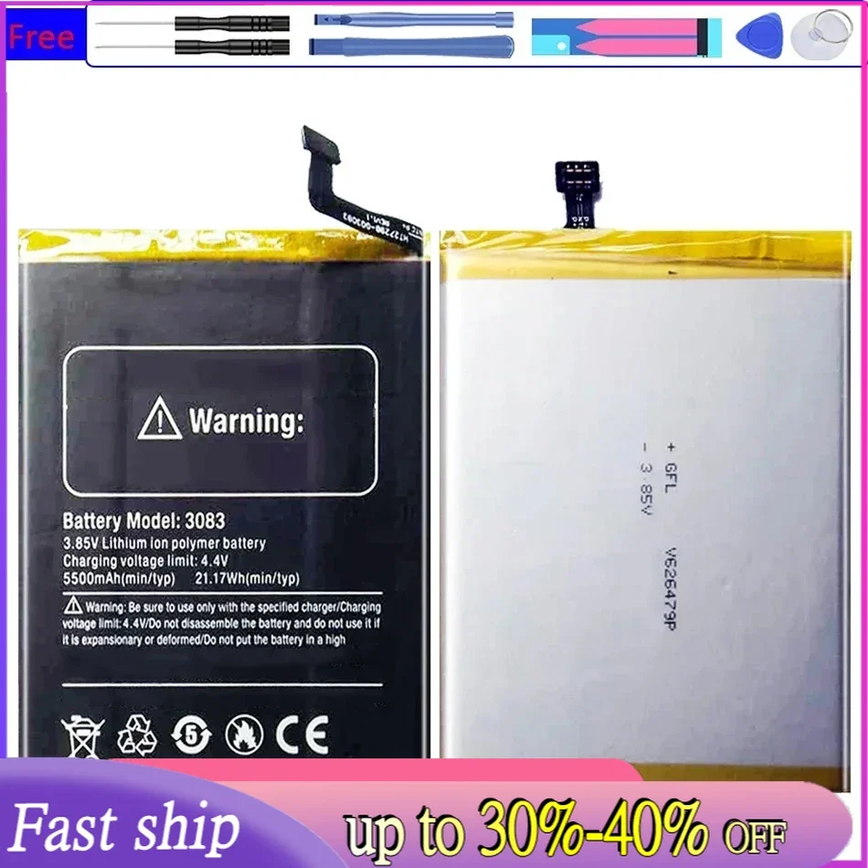 

5500mAh replacement Battery For Ulefone Armor 7 Armor7 batteria with free tools