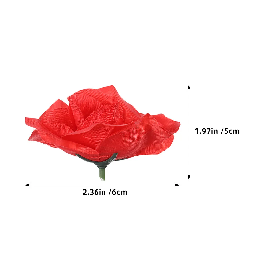 3Pcs Spray Rose Pin Hidden Water Sprayer Fake Flower for Party Tricks Halloween Pranks New Year Gag Joke Fun Interactive Guest