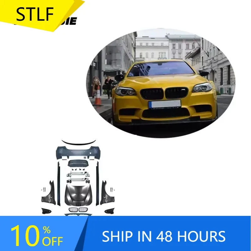 

Zuimi High-end F10 Car Auto Parts M5 Style For 2010-2017 5 Series F10 M5 PP Bumper Body Kits Side Skirts Exhaust Pipe And Ho
