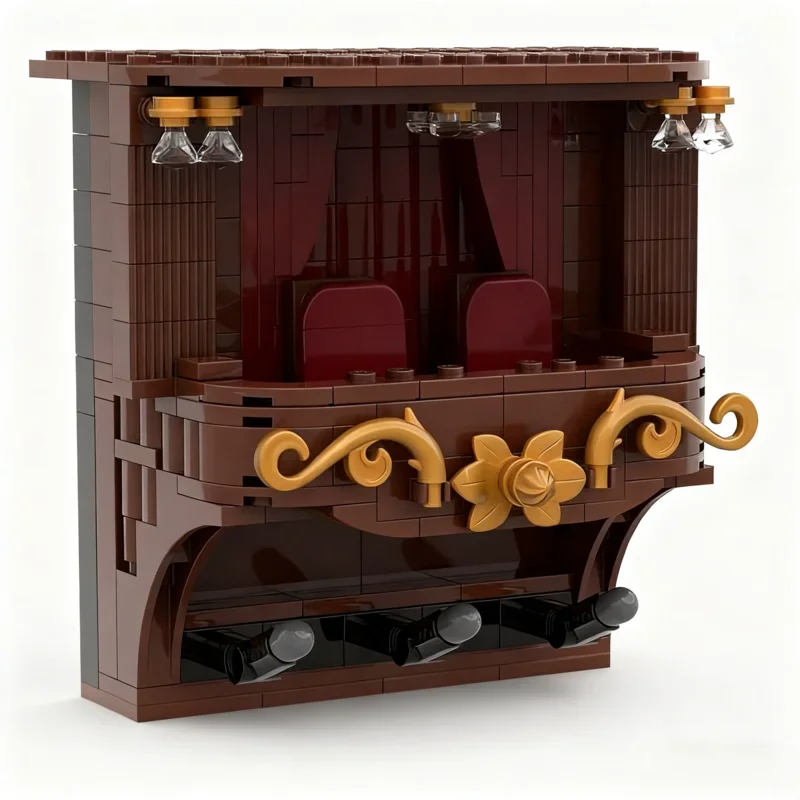246 stks MOC Statler Waldorf Balkon Model Bouwstenen creatieve Modulaire Baksteen Onderwijs Architectuur speelgoed kerstcadeaus