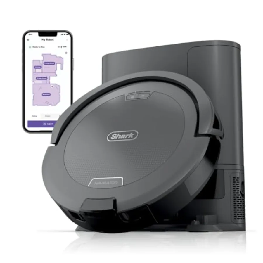 Navigator Robot Vacuum and Self-Empty Base with Bagless 60-Day Ccity Self-Empty Base SmartPath Navigation Powerful Pet Hair Pic