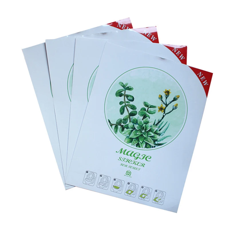 使い捨てプラスチックトイレステッカー,トイレ開口部,清潔な工具,簡単な固定,36x45cm