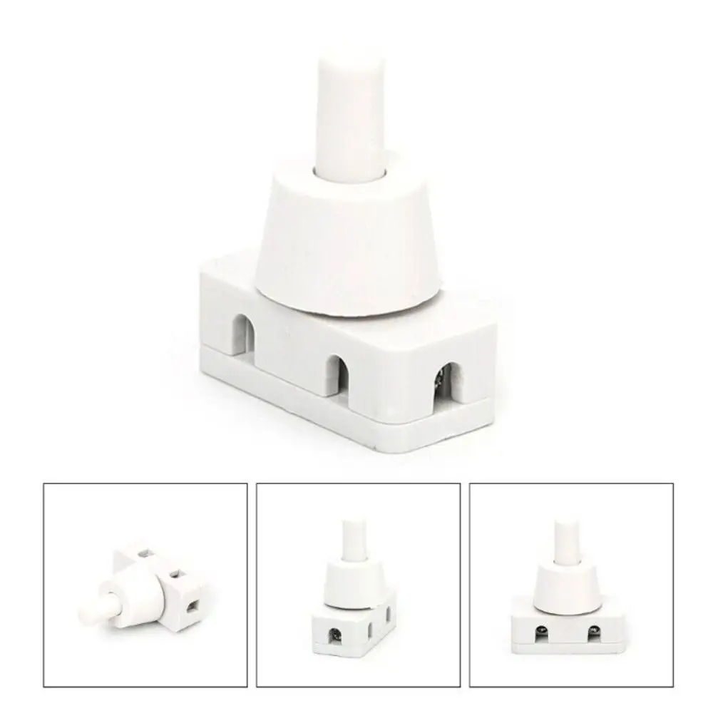 Plastic ON Push Button New AC250V Home Lamps Power Switch DIY Table Lamp Switch for Home Lamps