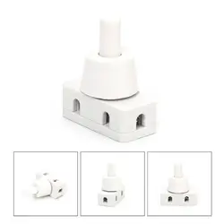 Plastic ON Push Button New AC250V Home Lamps Power Switch DIY Table Lamp Switch for Home Lamps