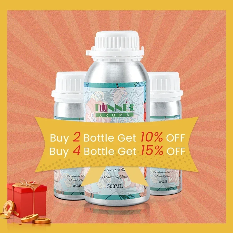 Tinh Dầu Nước Hoa Series 500Ml Cho Máy Khuếch Tán Tinh Dầu Thiên Nhiên Nguyên Chất Tinh Dầu Hơi Mùi Hương Phù Hợp Cho Gia Đình