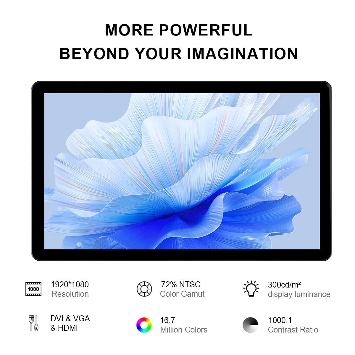 15.6 inch Touch Portable Monitor FHD1080P Laptop Second Monitor IPS Screen Display VGA USB AV HDMI Video input For PC PS4 Gaming