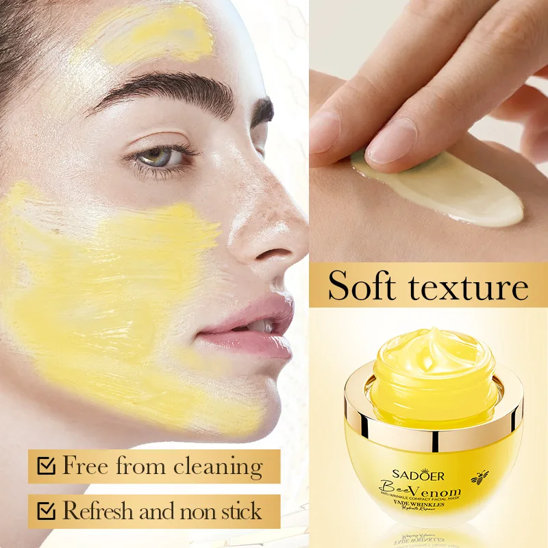 

SADOER Bee Venom Anti-wrinkle Firming Mask Moisturizing Brightening Anti-aging Whitening Facial Skin Care