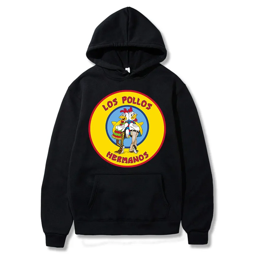 

Los Pollos Hermanos Chicken Brothers Print Hoodies Autumn Tracksuit Man Women Sweatshirt Unisex Streetwear Casual Pullover Hoody