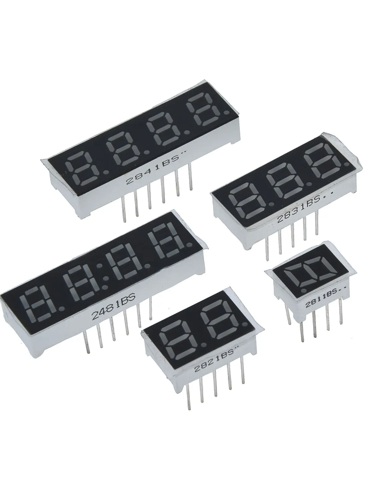 5PCS/lot 0.28 0.36 0.56 Inch Digital Tube Common Anode Common Cathode Red 1 2 3 4 Bit Digital Tube Red LED Display 7 Segment ALL