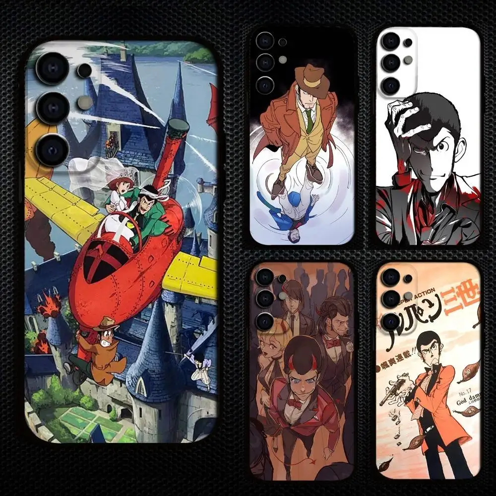 

L-Lupin The T-Third Phone Case For Samsung S25,S24,S21,S22,S23,S30,Ultra,S20,Plus,Fe,Lite,Note,10,9,5G Black Cover