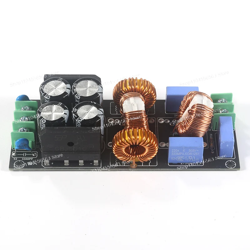 Audio Power Filter, EMI RFI Suppression for AC Equipment with High Current Capacity