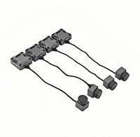 CADDX Infra V2 Camera No-Light Night Camera Analog VTx Kit 0 Lux Super WDR 1500TVL 131.6° FOV Black and White Sensor for RC FPV