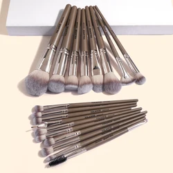 MAANGE 18pcs Professional Makeup Brushes Dense Bristle Foundation Powder Eyeshadow Facial Brushes Set For Cosmetic Beauty Tool