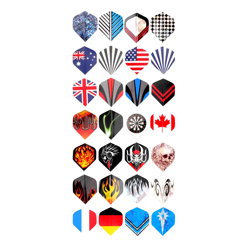 

90pcs Dart Flights Replaceable Wings Professional Tails Durable PVC Accessories Portable Supply Various Patterns Practical Use