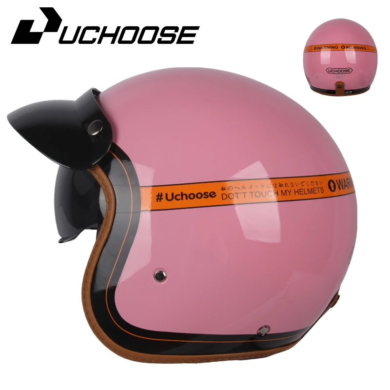 Stip open gezicht casco moto voor harley motoraccessoires mannen moto helmen gecertificeerd retro motorhelm cafe racer