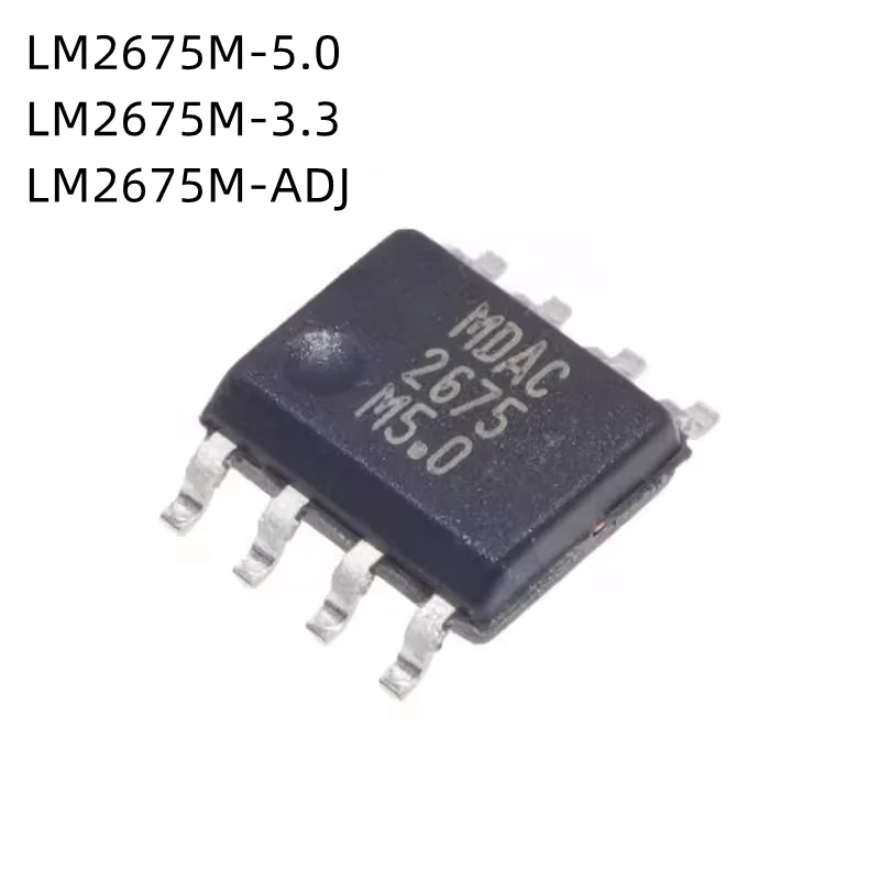 

5Pcs/Lot LM2675M-5.0 LM2675M-3.3 LM2675M-ADJ LM2675M LM2675MX-5.0 MX-3.3 MX-ADJ SOP-8 New Chip