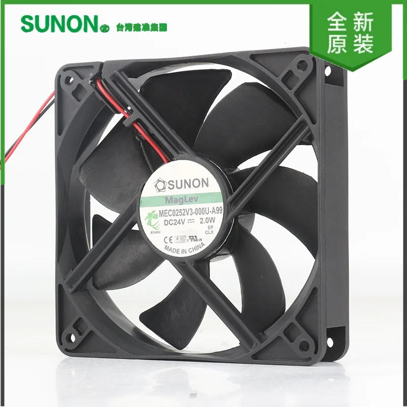 

Jianzhun SUNON MEC0252V1-000U-A99 12025 24V 2.0W 12CM inverter Quiet fan Two-wire Cooling Fan