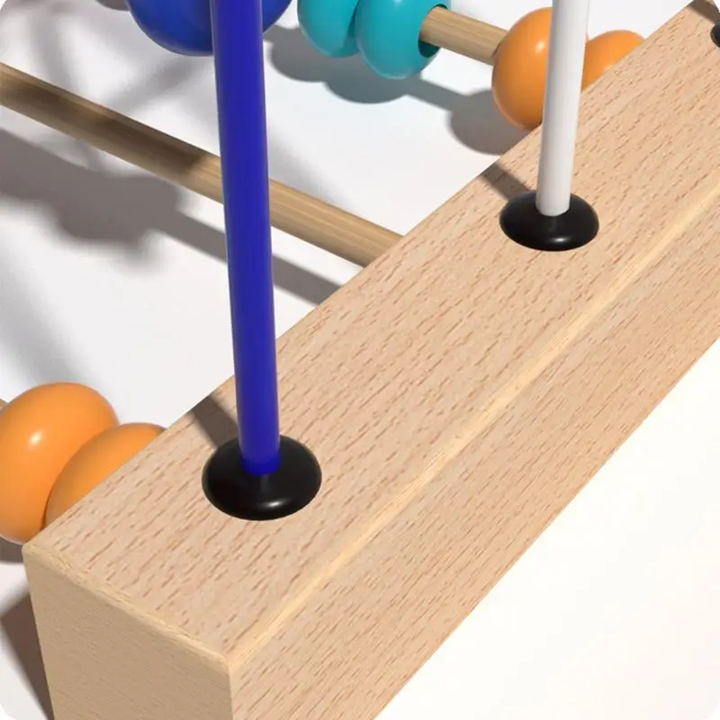 Kinder Perlenlabyrinth Spielzeug Bunte Abacus Achterbahn Vorschule Lernaktivitäten Interaktives Abacus Lernspielzeug zum Geburtstag