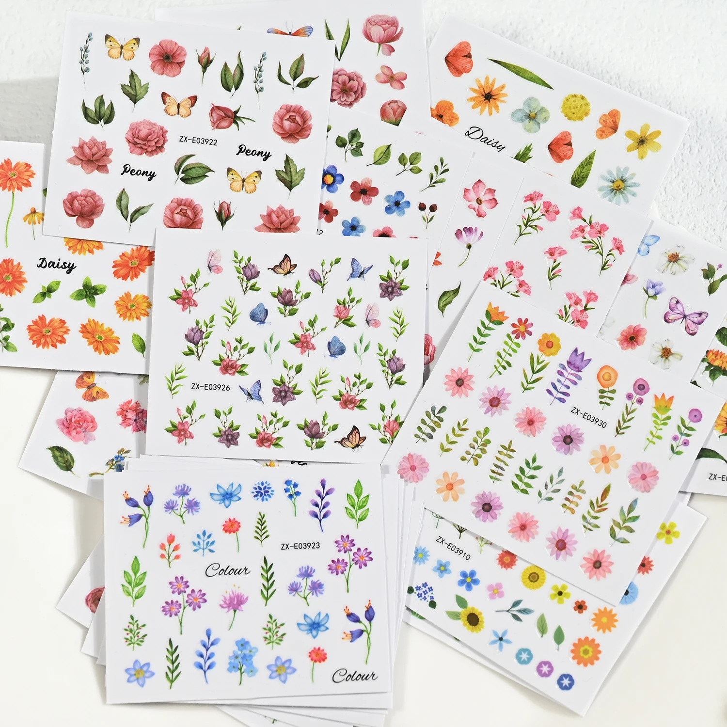 30PCS Papatya ve Gül Tırnak Çı - Nail Art France incelemesi ve fiyatı