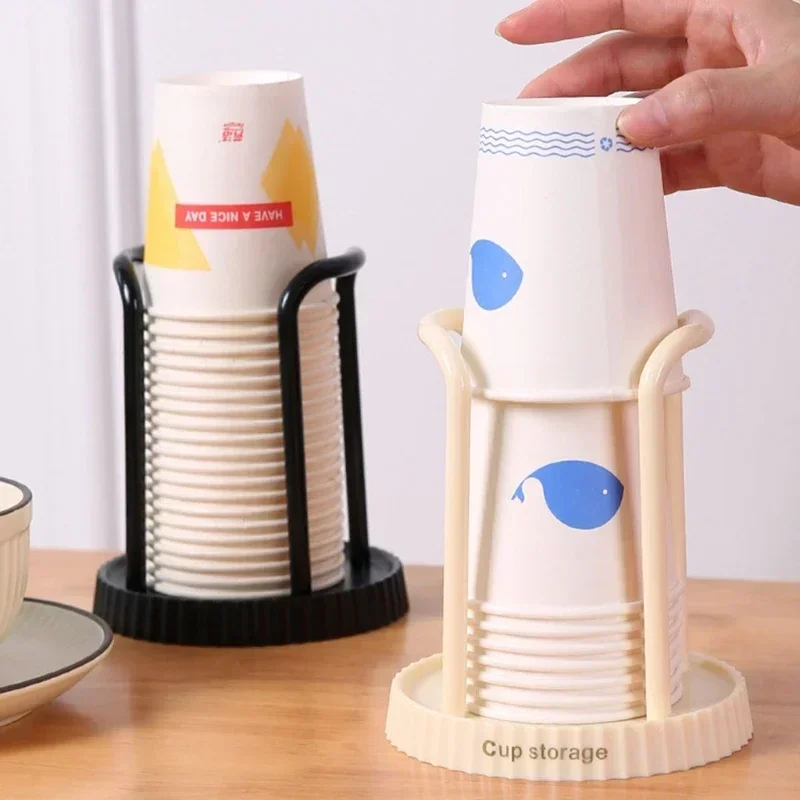 

Household disposable coffee cup holder, kitchen paper cup picker, multifunctional desktop cup storage rack